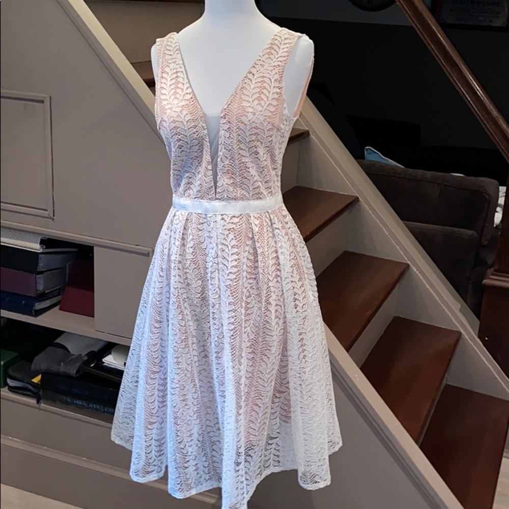 Stunning white lace dress